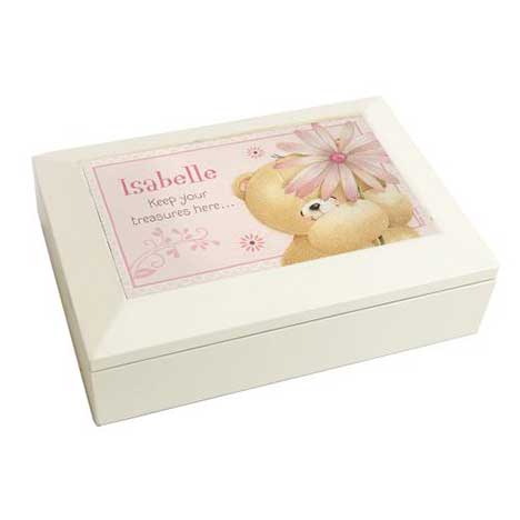 Personalised Forever Friends Big Flower Jewellery Box £24.99